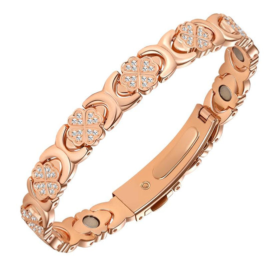 Elevate Your Style with the Jecanori Pure Copper Magnetic Bracelet for Women - 3500 Gauss Magnets & Trendy Stretch Design for Modern Fashion