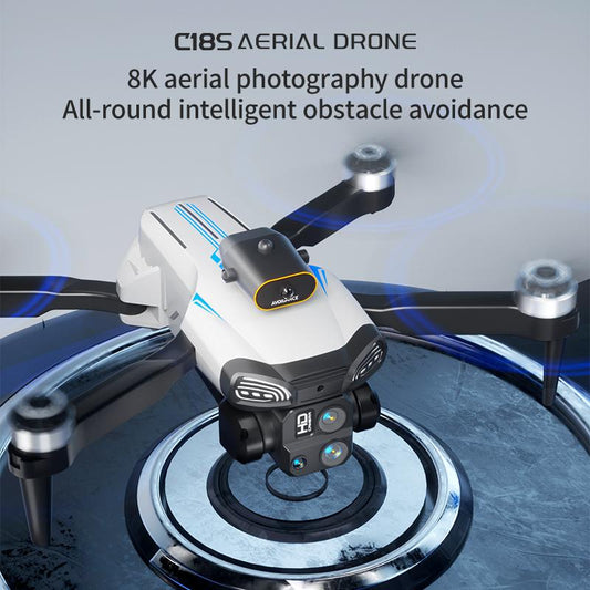 Experience the Future of Flight with the Aerial Drone 2025 C18S Pro - Capture Stunning 4K UHD Footage with Smart Features and Dual Batteries!